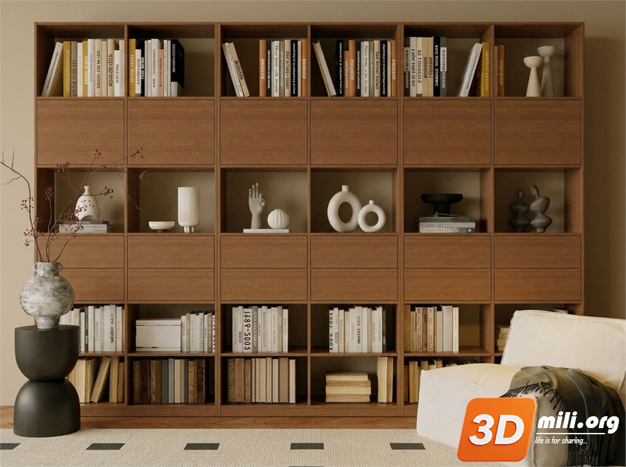 Bookcase Skp Files